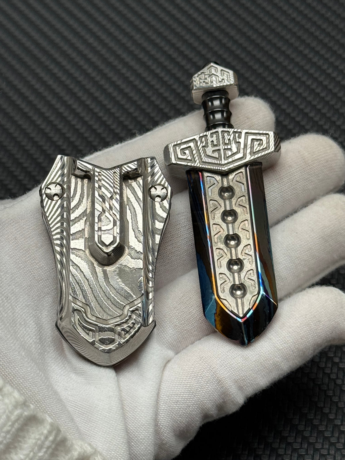 Taia Sword Damasteel