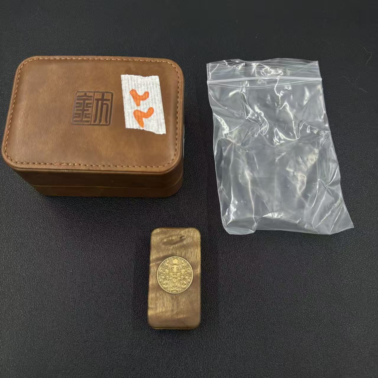 Brocade & Azure Paperweight