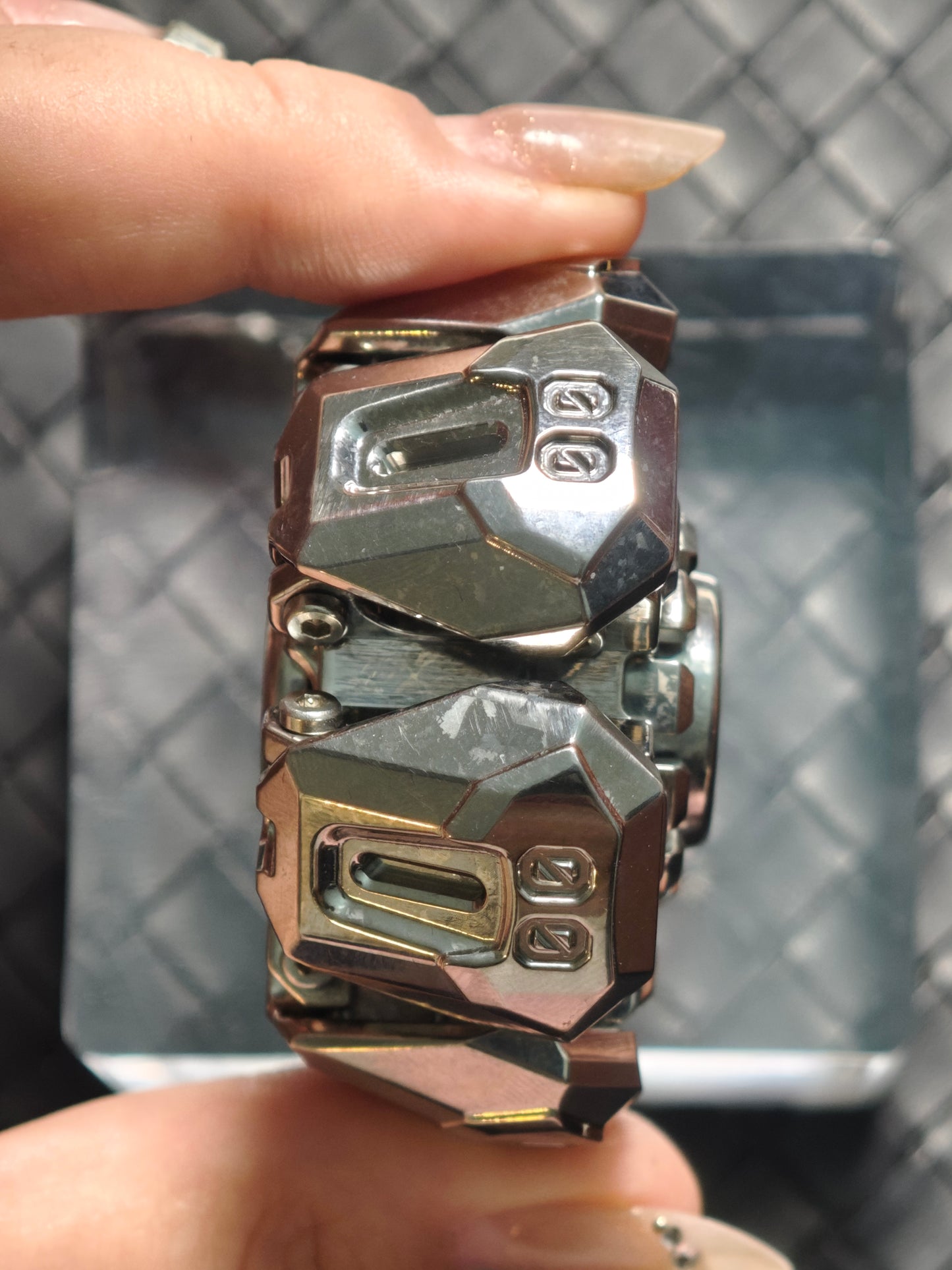 Ancient Iron Crystallized Titanium