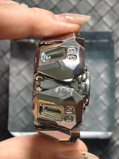 Ancient Iron Crystallized Titanium