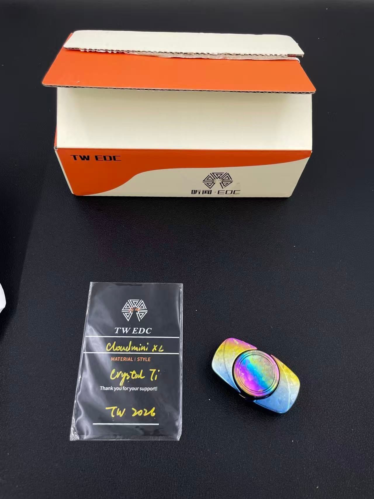 Spinner Crystallized Titanium