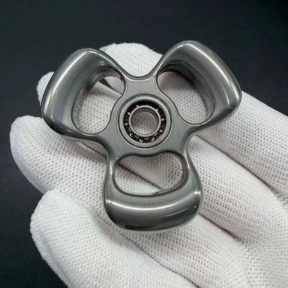 Three-Leaf Horizon Stainless Steel Stonewashed