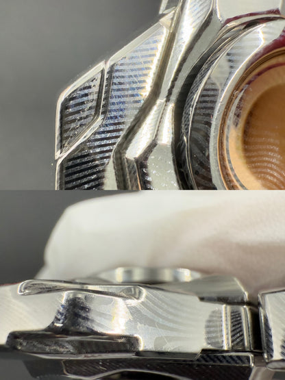 Haze Shell Opening Damasteel