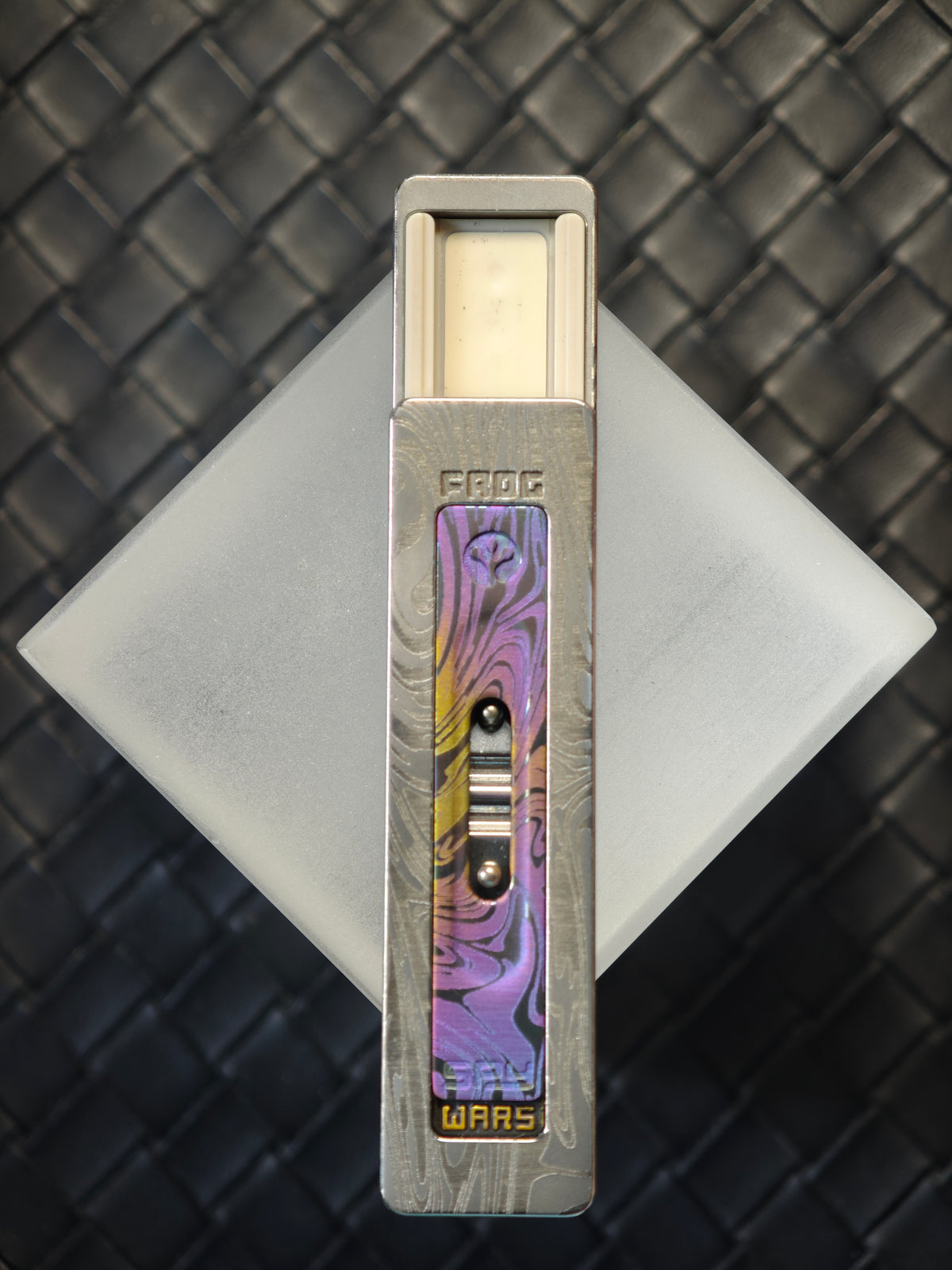 Frog Stainless Steel Engraved
