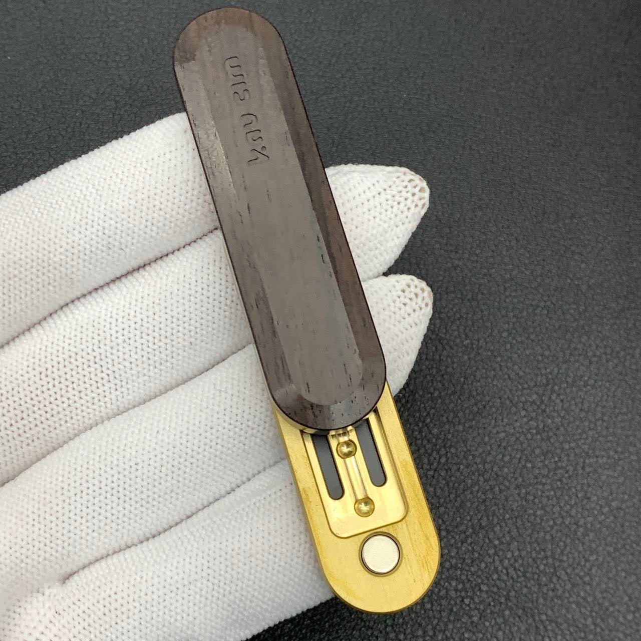Spice Pin African Blackwood Brass