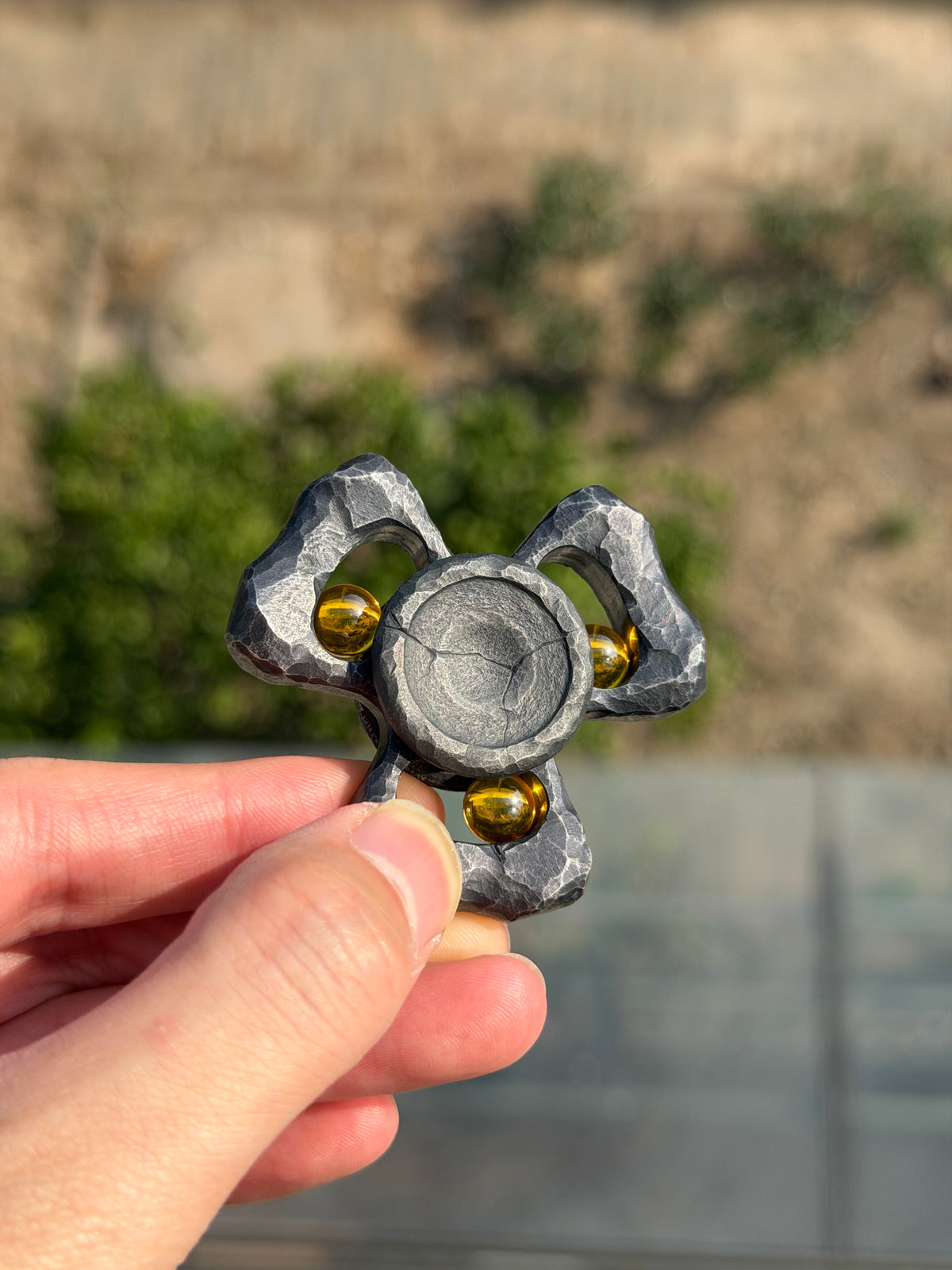 Kiva Tungsten Stone Textured