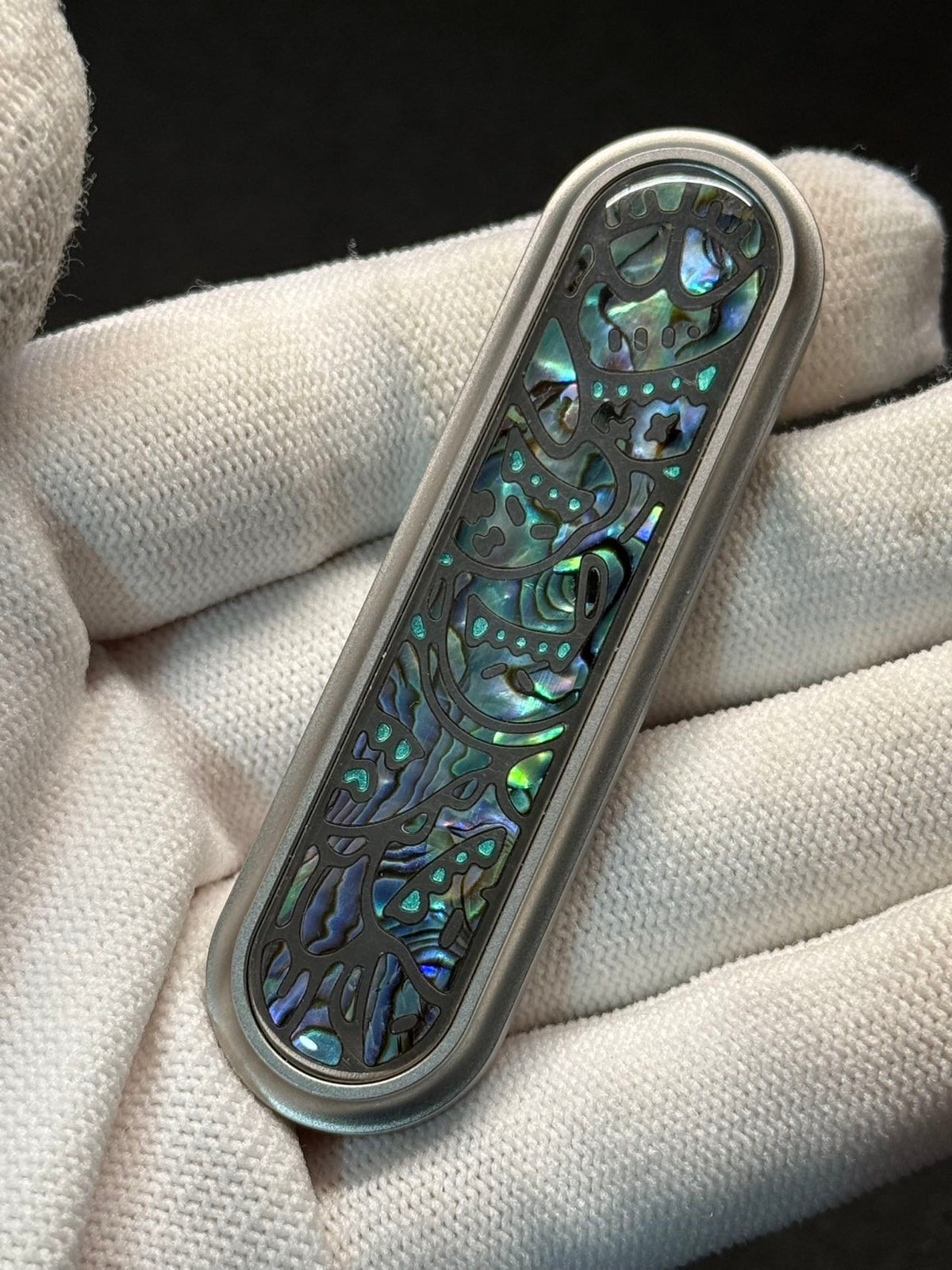 Chocolate Bar Stainless Steel Resin-Sealed Engraved