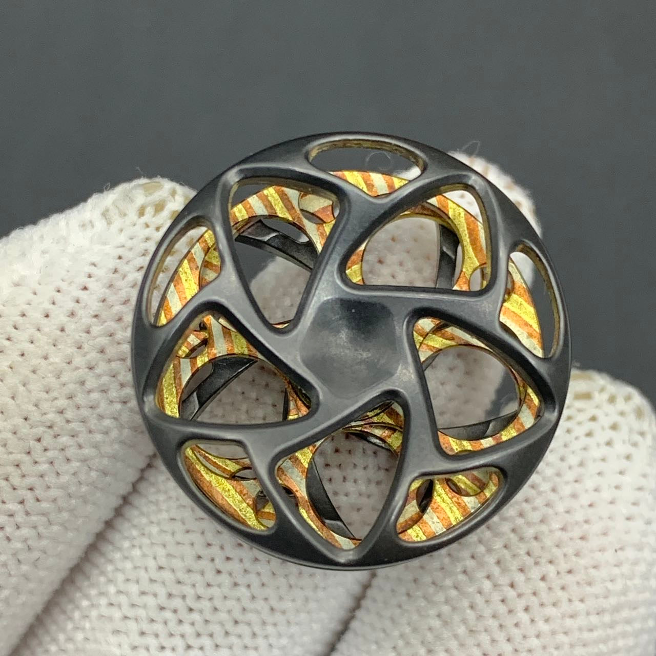 Decode Buckle Mokume Zirconium
