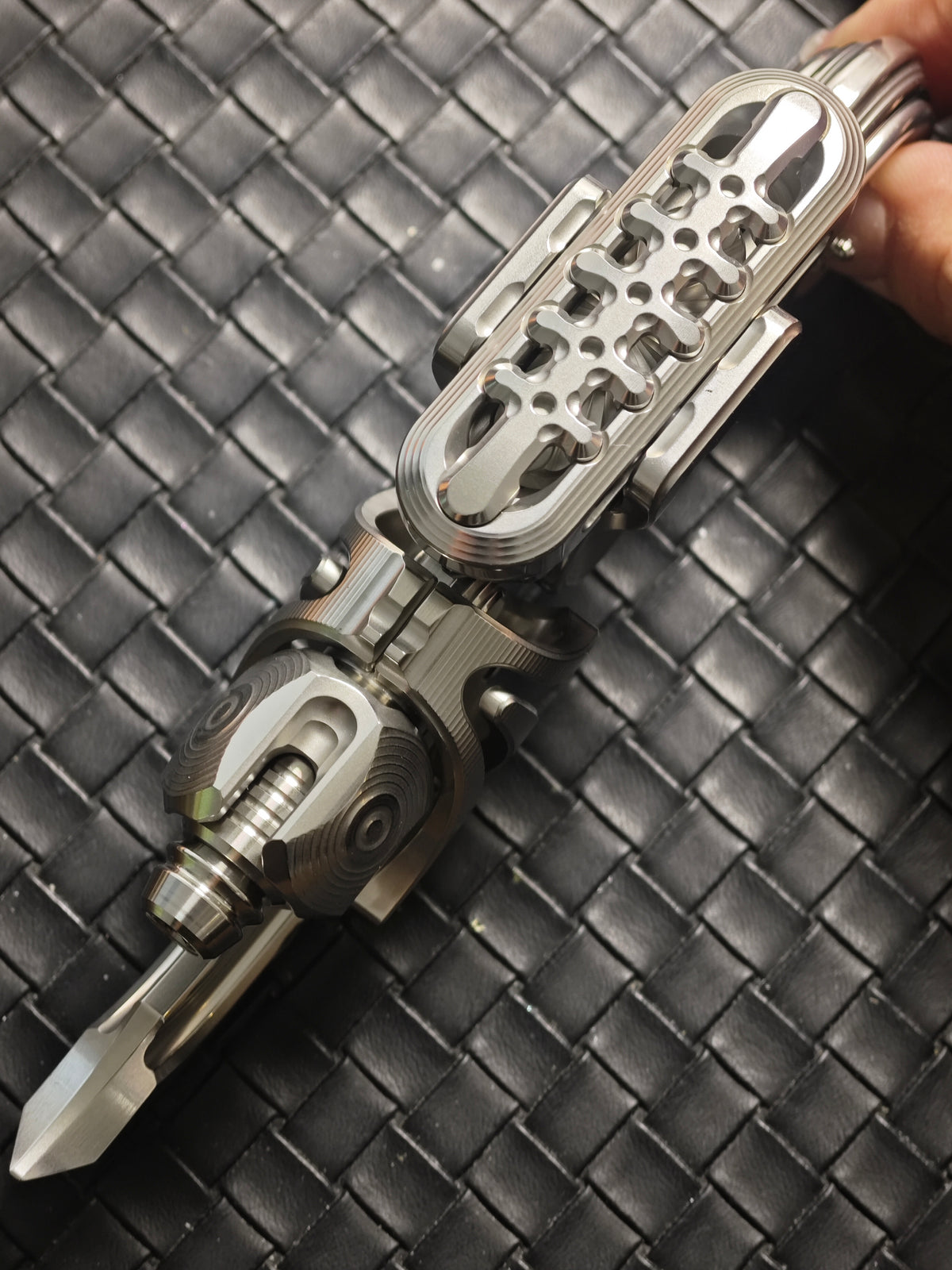 Exoskeleton Magnetic Mechanical Stainless Steel Blasted