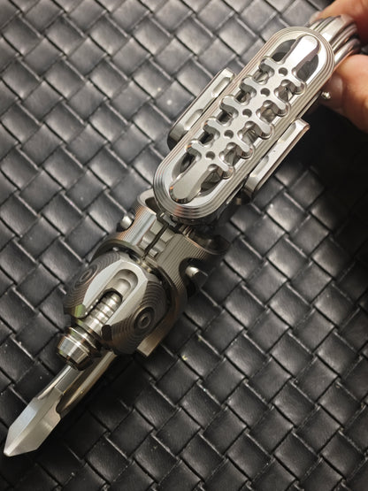 Exoskeleton Magnetic Mechanical Stainless Steel Blasted
