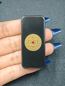 Brocade & Azure Paperweight Zirconium