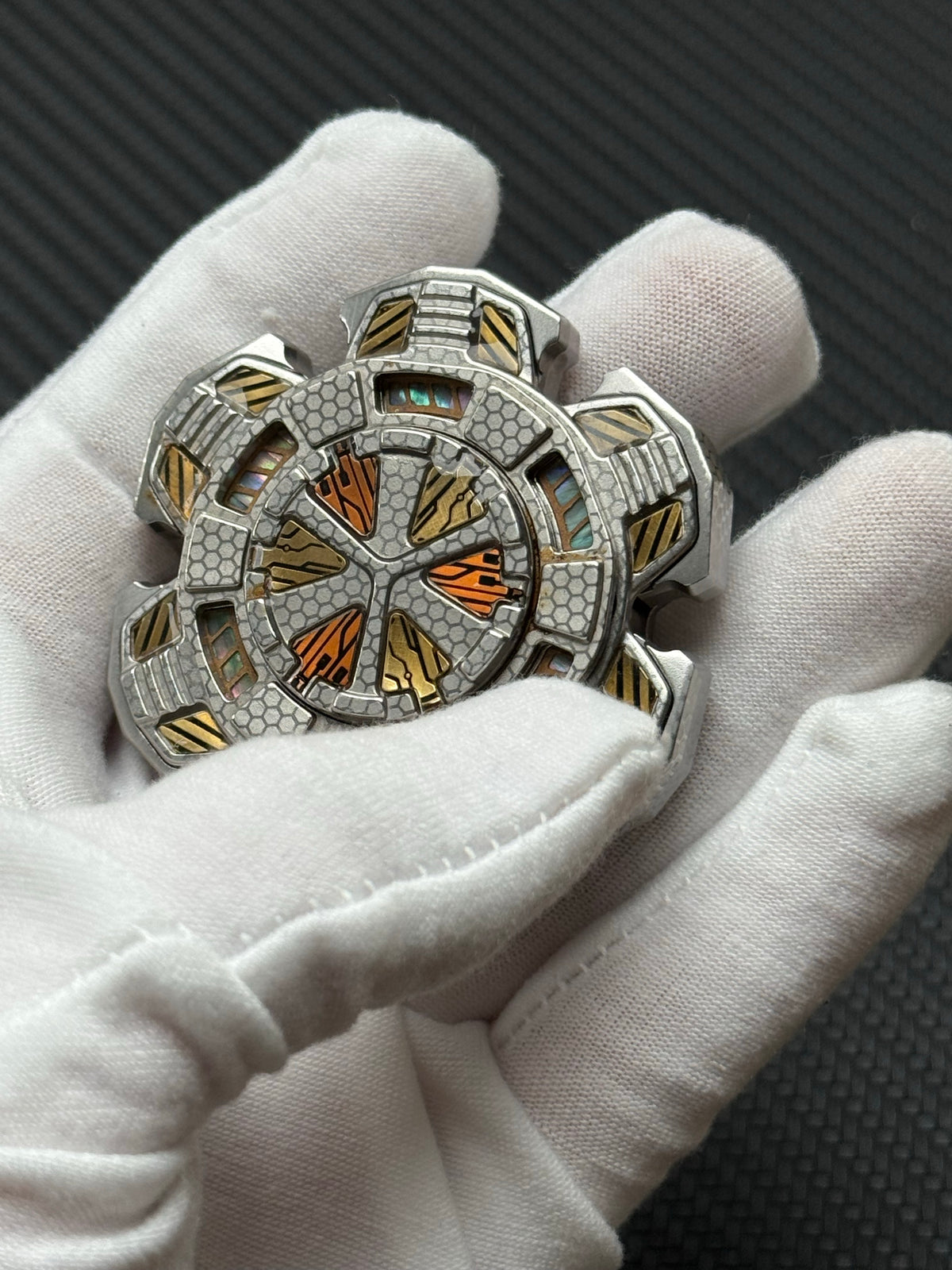 Detonator Bearing Cap Superconductor Engraved