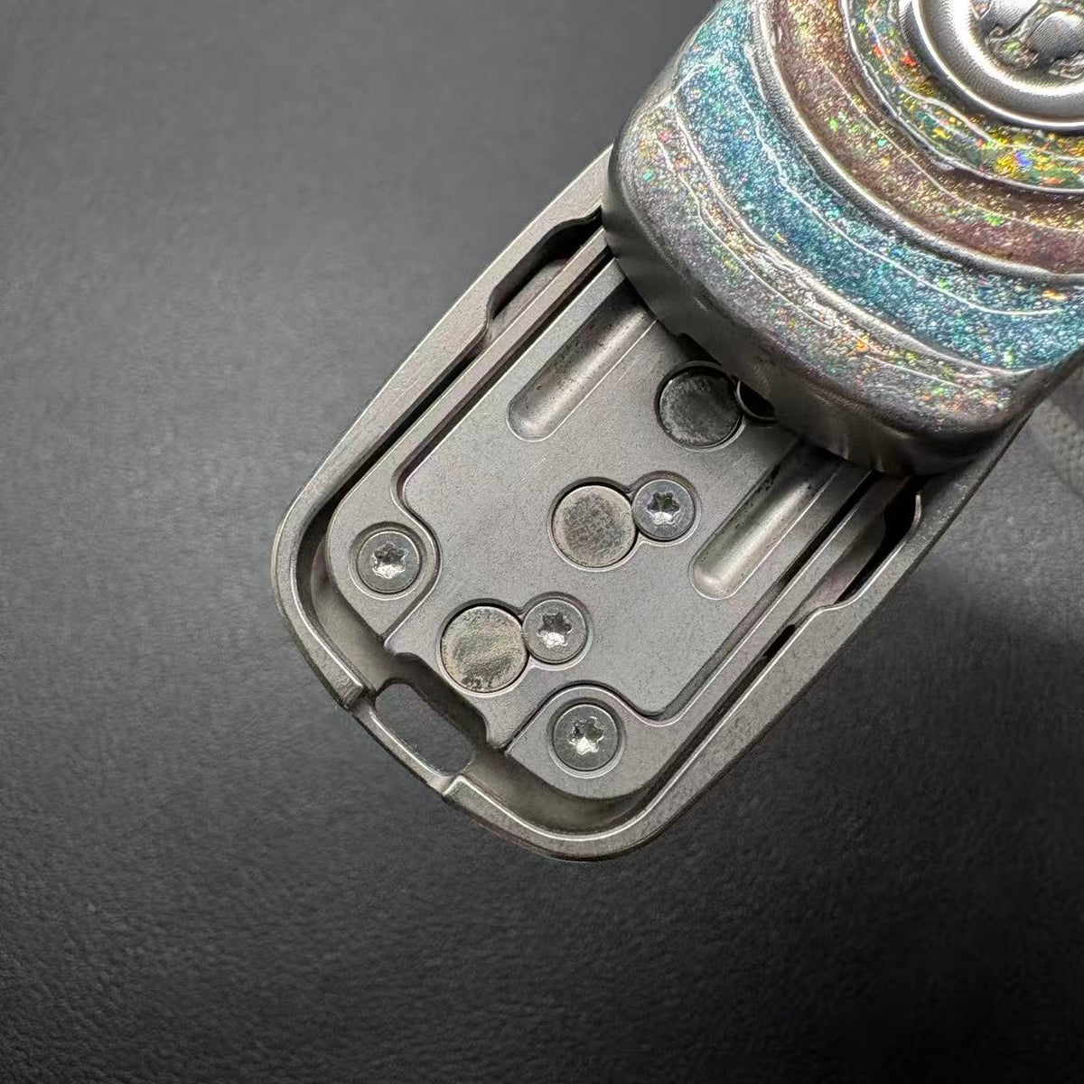 Ripple Tuning Fork Stainless Steel Stonewashed Resin-Sealed