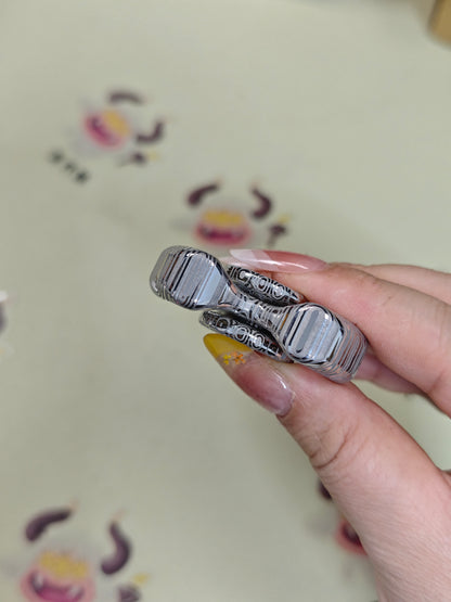 Three-Leaf Horizon Damasteel