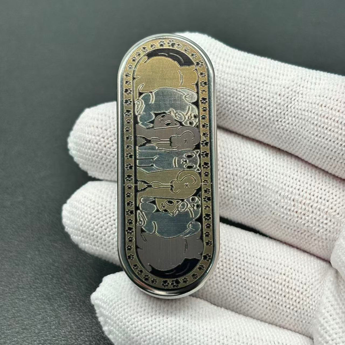 Ming Yin Titanium Engraved