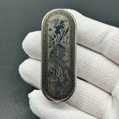 Ming Yin Titanium Engraved