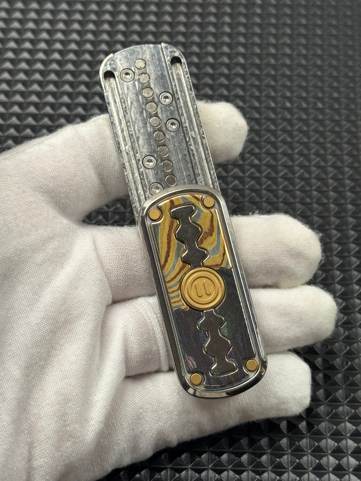 Razor Edge Crystallized Titanium