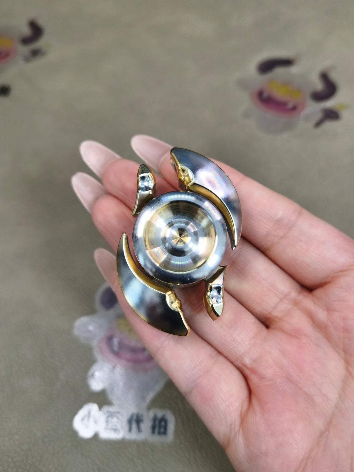 Sabertooth Stainless Steel Gold Plated