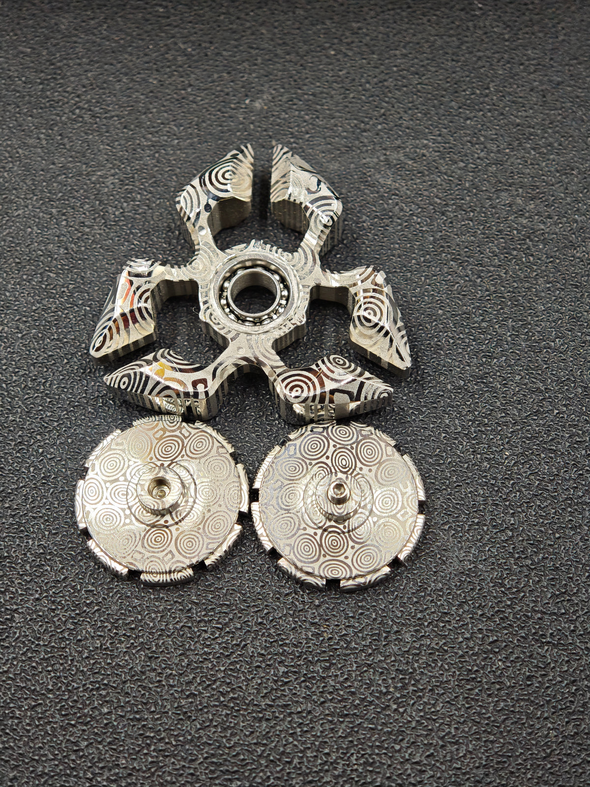 Scorpio Bearing Cap Damasteel