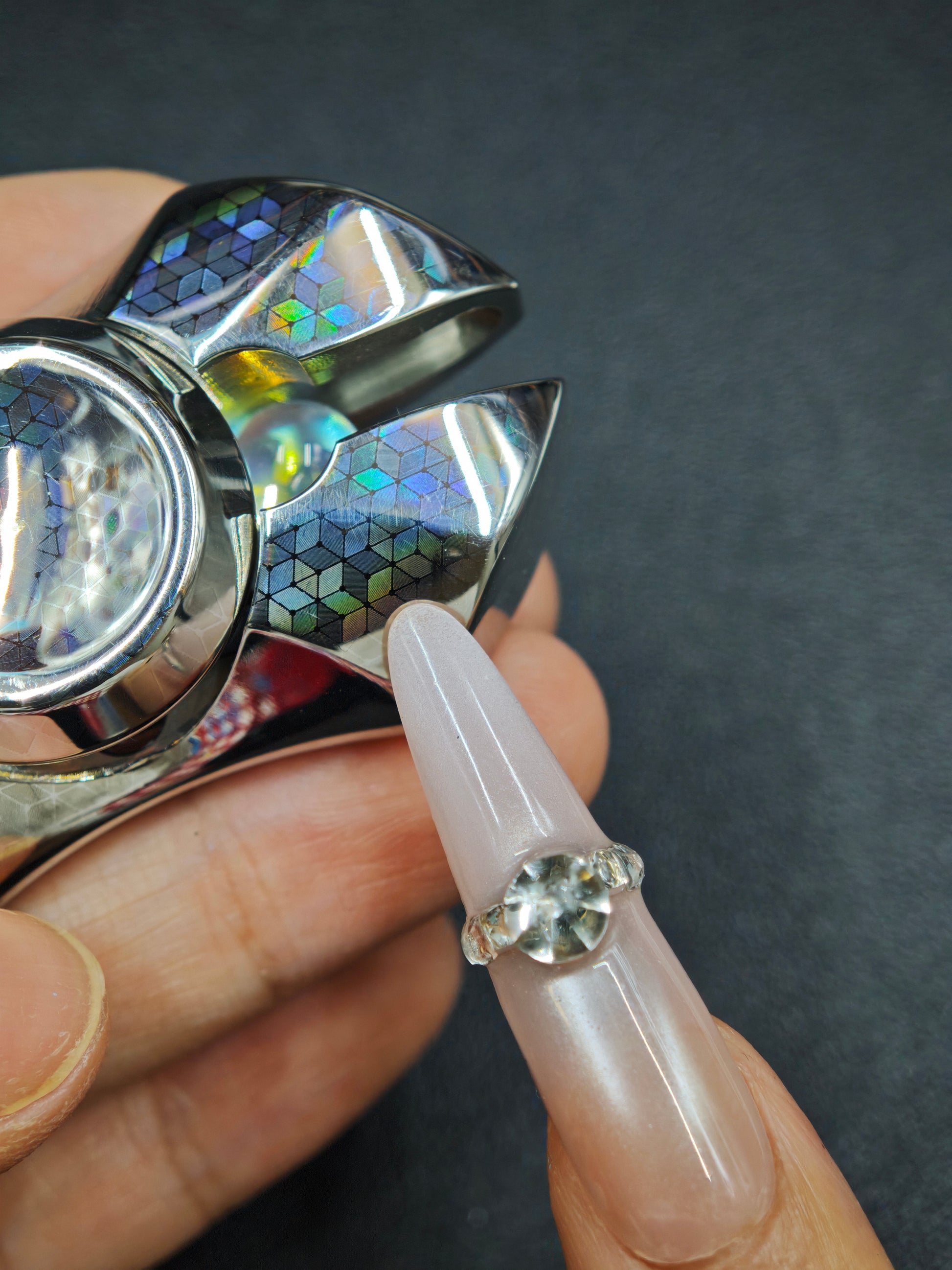 Lazer Crystalized r Stainless Steel