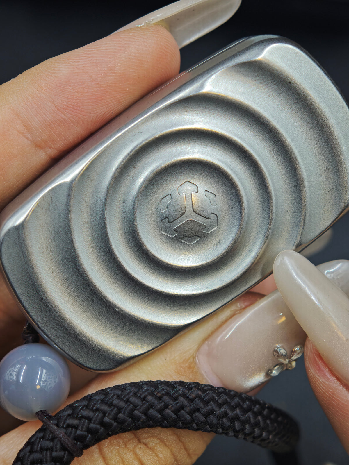 Ripple Tuning Fork Stainless Steel Stonewashed