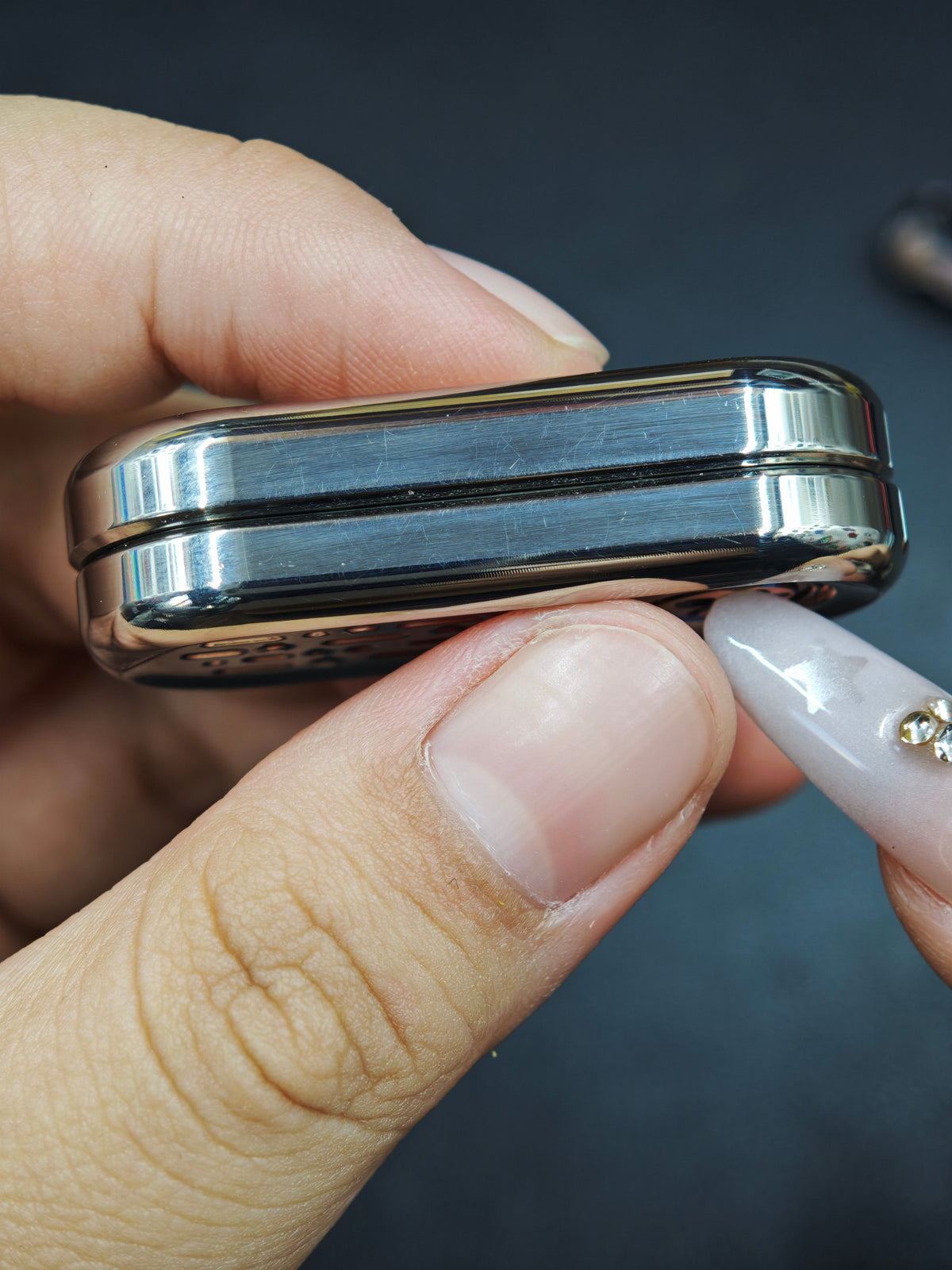 Top B Rain Titanium Polished