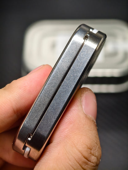Ming Yin Titanium Color-Anodized Engraved