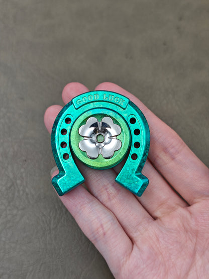 Lucky Horseshoe Crystallized Titanium