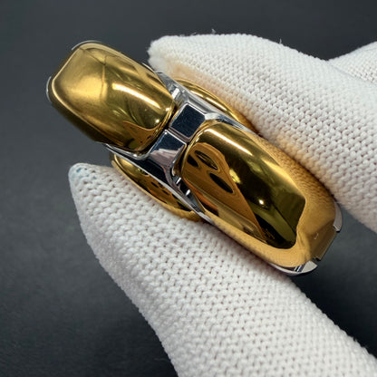 Fat Egg Stainless Steel Gold Plated