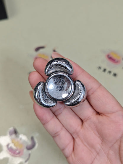 sandan Damasteel Etched Polished