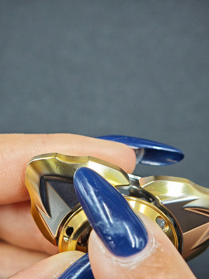 Dragon God Maru XL Stainless Steel Gold Plated Machine Finished