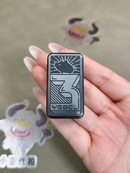3rd Anniversary Golden Pig Stainless Steel