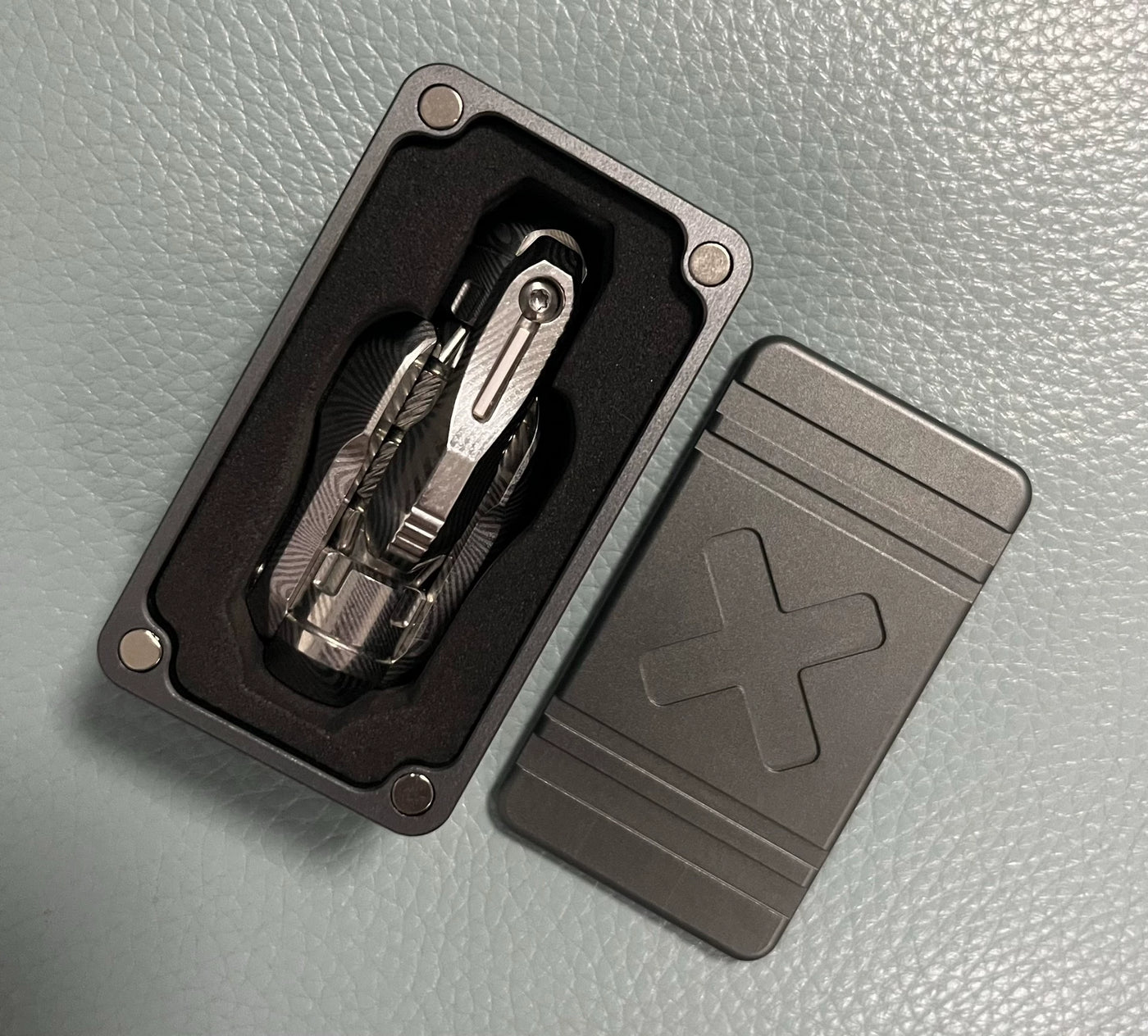 Lazer Crystalized Damasteel