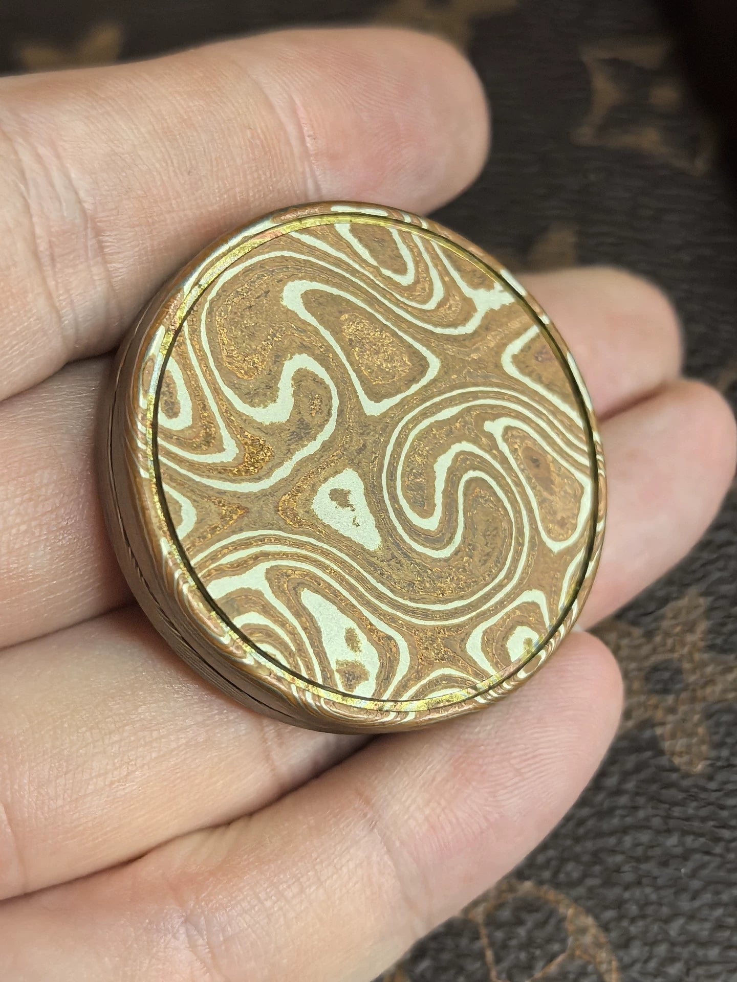 Milk Cap Mini Mokume