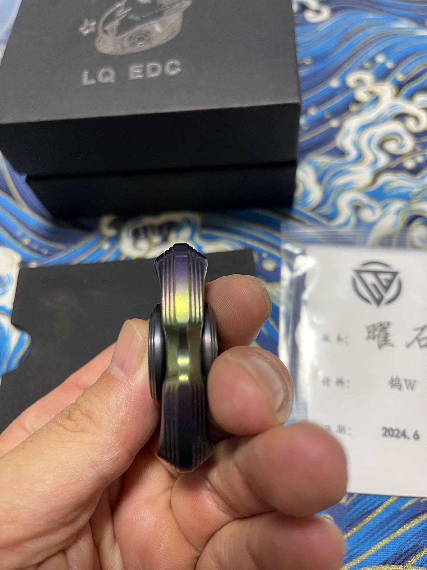 Obsidian Crystalized Tungsten