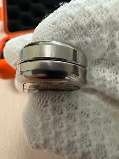 Burn Titanium Engraved