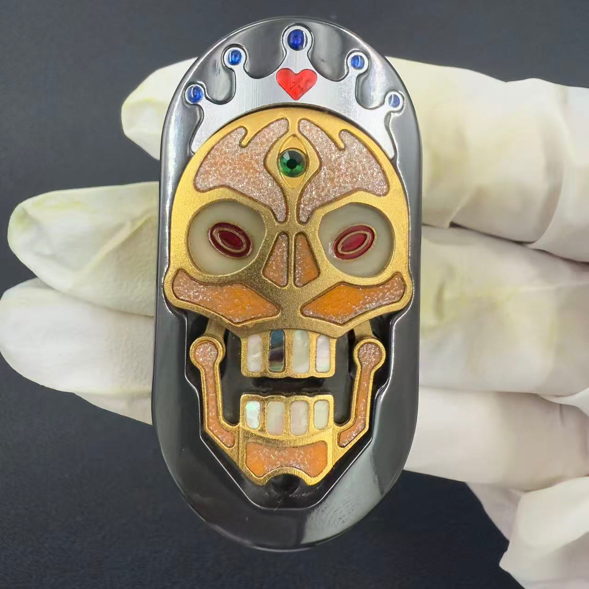 King Charles Zirconium Gold Plated