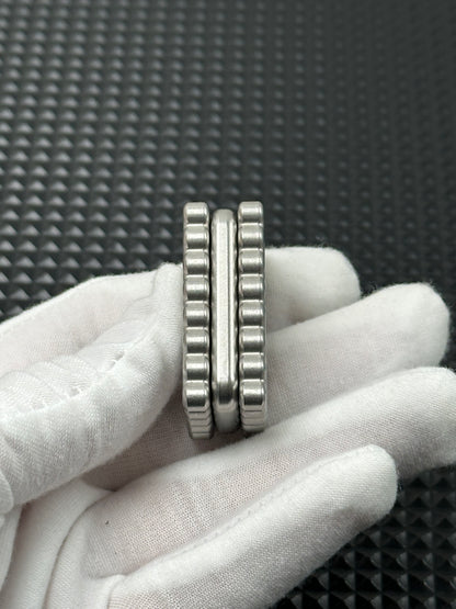 Biscuit Stainless Steel Stonewashed Blasted