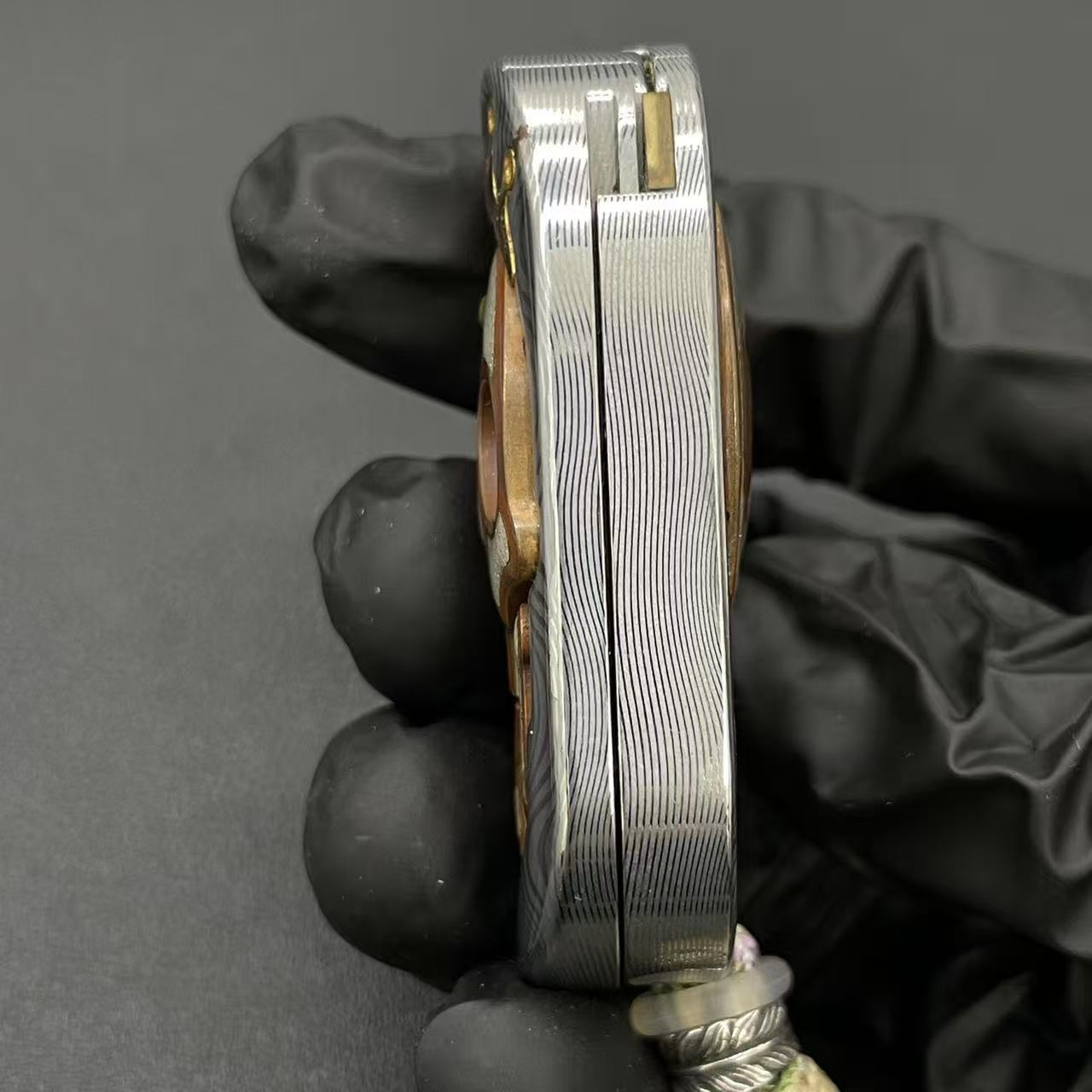 David'S Star Damasteel Copper Brass