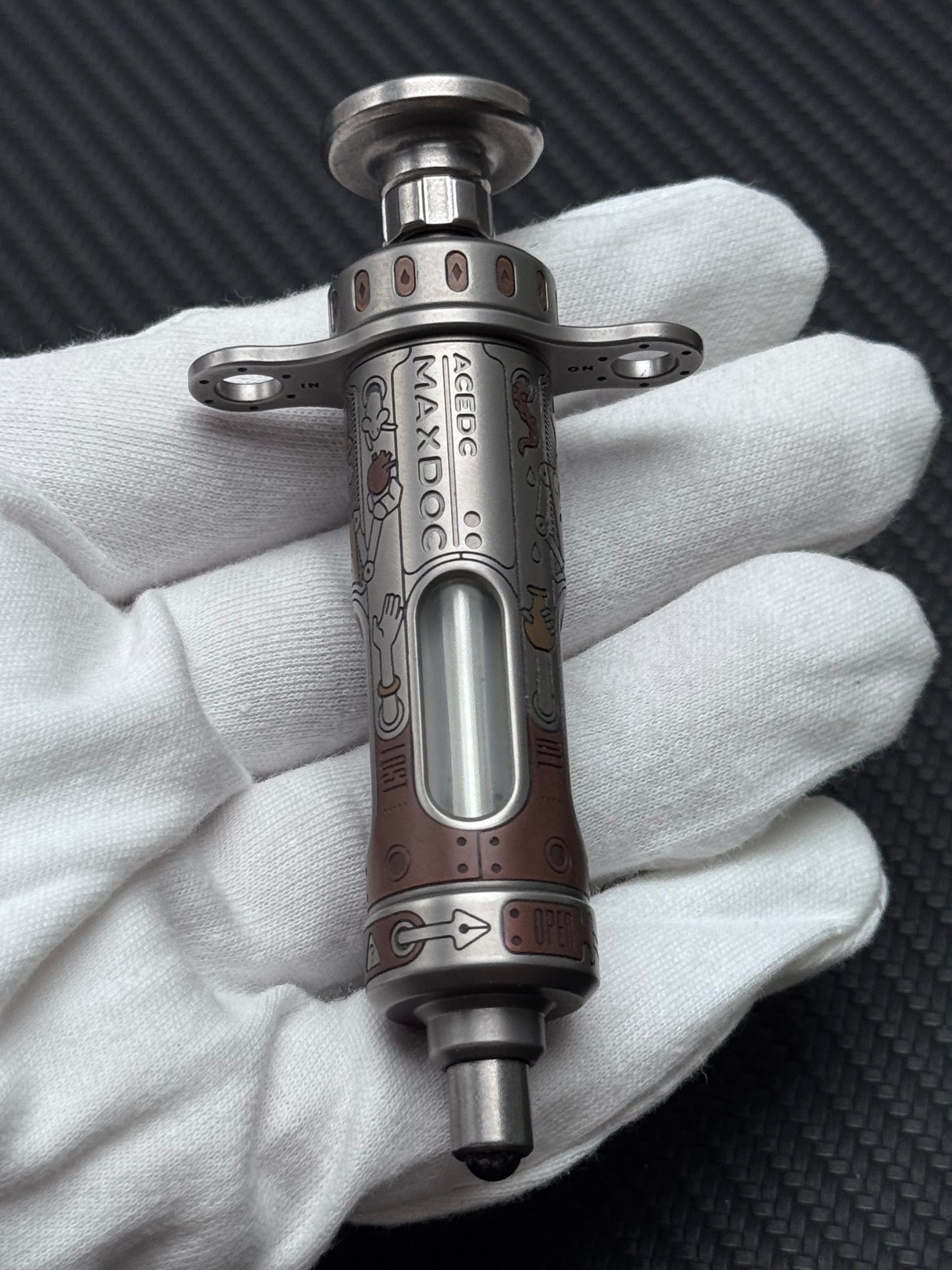 ACEdc MAXDOC Titanium Engraved