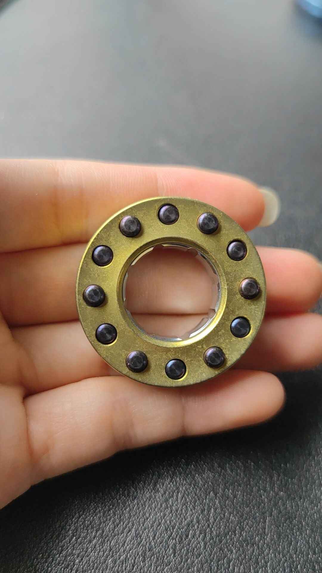 Star Ring Crystallized Titanium