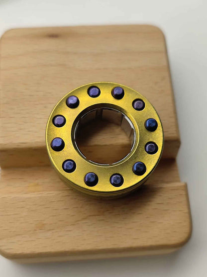 Star Ring Crystallized Titanium