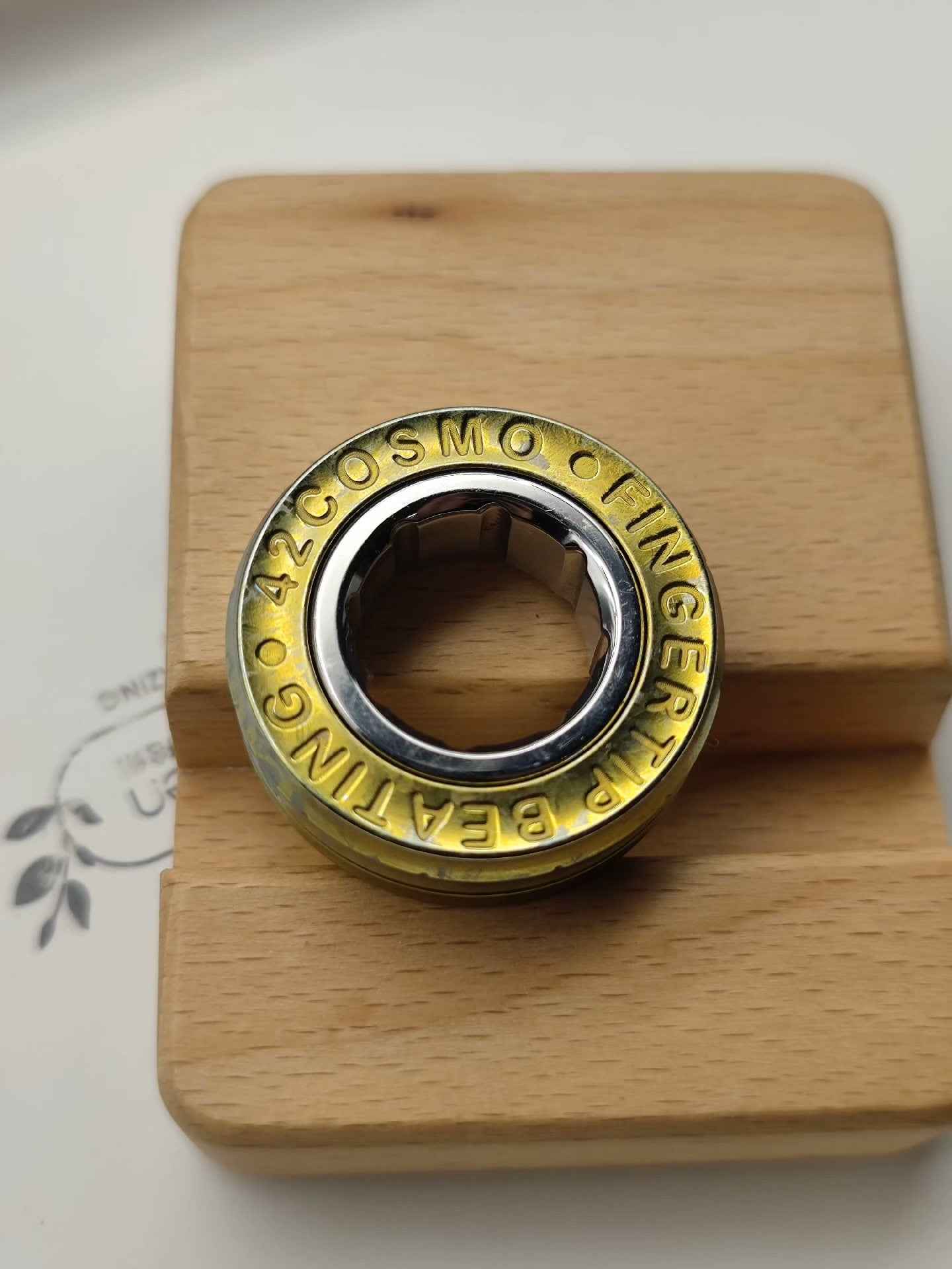 Star Ring Crystallized Titanium