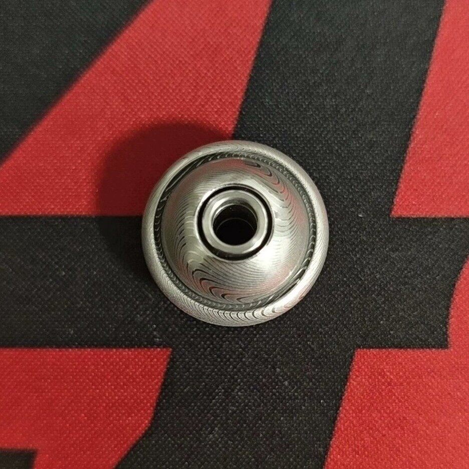 Planet Lanyard Bead Damasteel