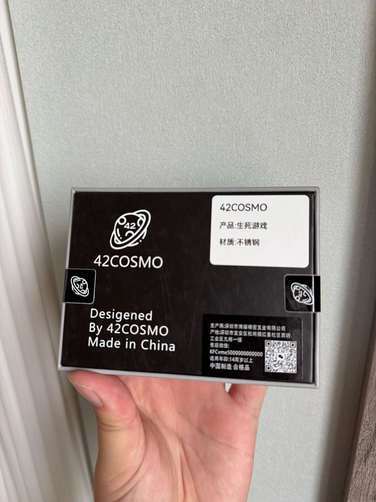 Life and Death Game Stainless Steel Titanium Brass Brand New