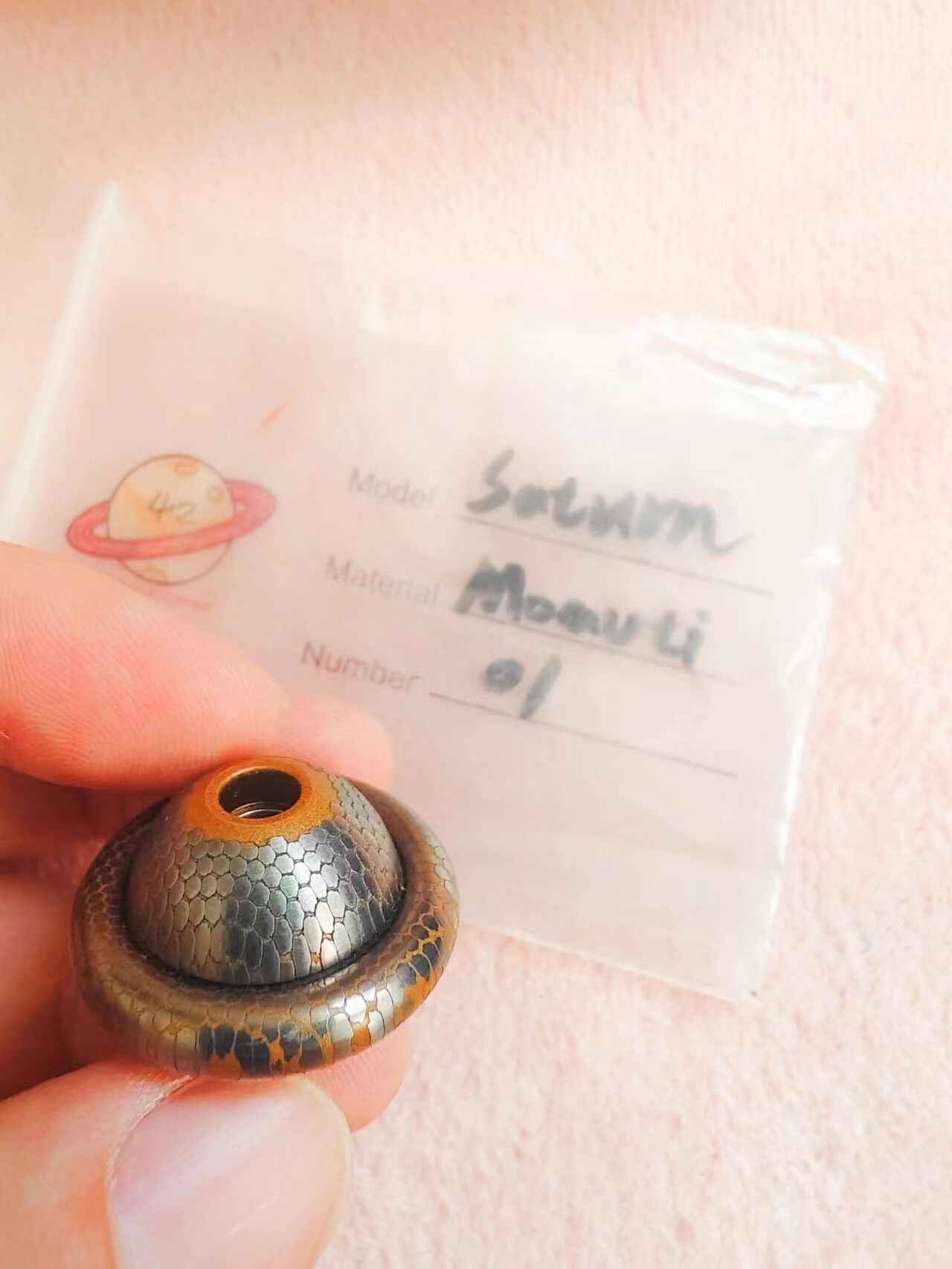 Planet Lanyard Bead Superconductor