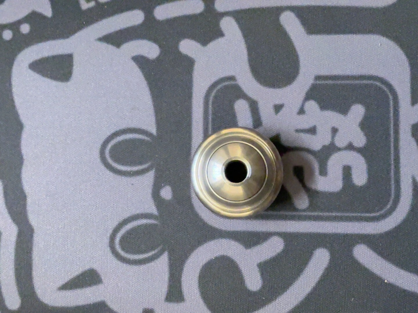 Planet Lanyard Bead, Stainless Steel
