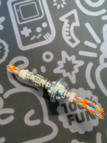 Planet Lanyard Bead, Stainless Steel
