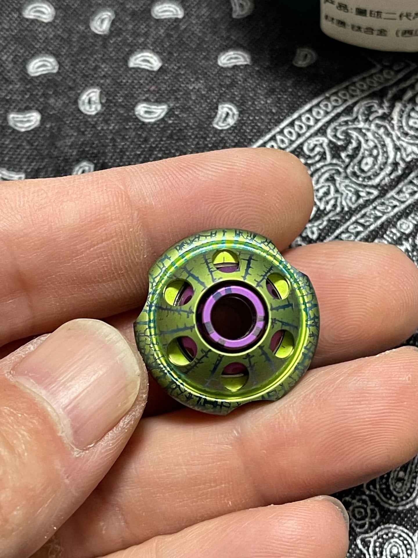 Planet Lanyard Bead Titanium