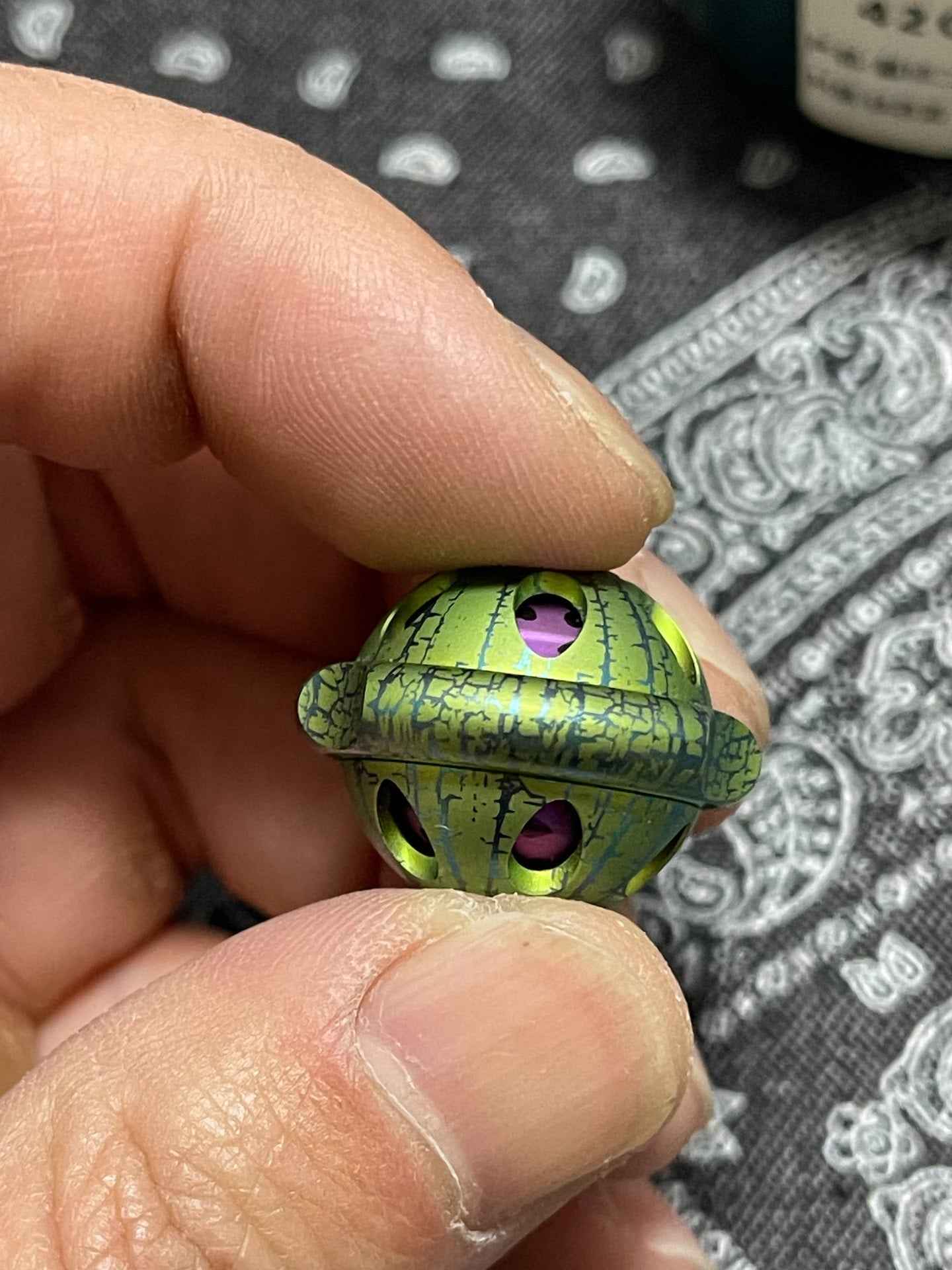 Planet Lanyard Bead Titanium